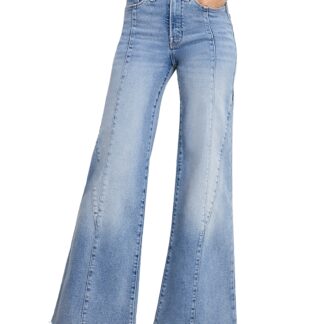 Good American Good Waist Palazzo High Rise Wide Leg Jeans in Indigo 957