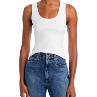 Good American Heritage Rib Scoop Neck Tank