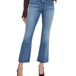 Good American Soft Tech Good Standard Kick Flare Jeans in Indigo1026