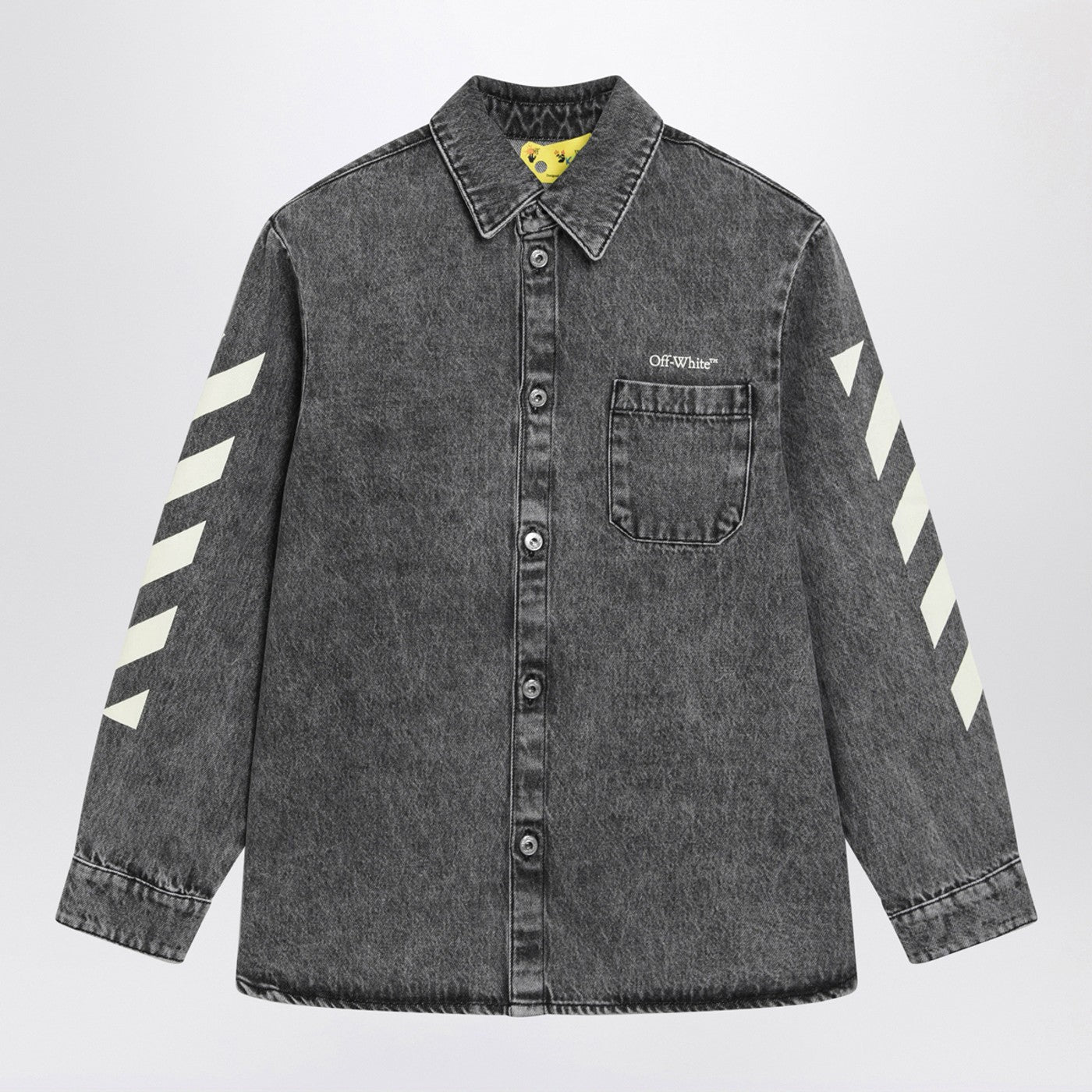 Grey denim Diagonal shirt