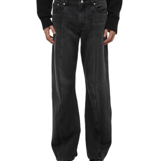 Helmut Lang Gallery Relaxed Fit Ski Jeans in Faded Black