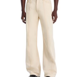 Helmut Lang Relaxed Fit Ski Jeans in Ecru