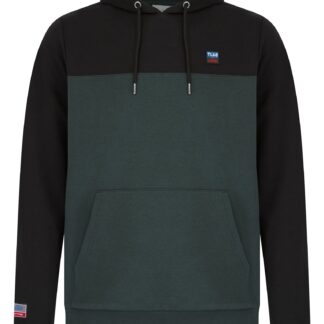 Hoodies / Sweatshirts Tremonti Colour-Block Brushback Fleece Pullover Hoodie in Jet Black / S - Tokyo Laundry