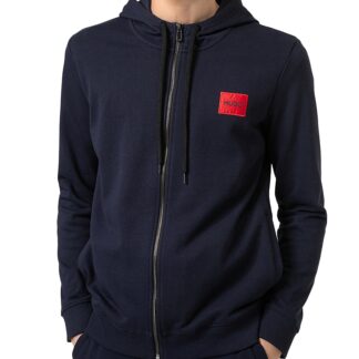 Hugo Daple French Terry Zip Front Hoodie