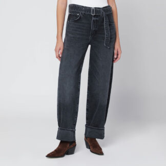 Jeans Cuffer Taper grey washed effect