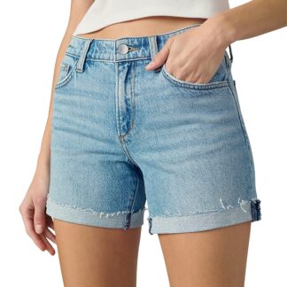 Joe's Jeans 5 Cuffed Denim Shorts in Taken