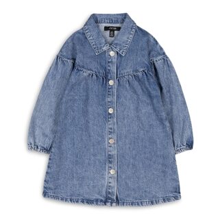 Joes Jeans Girls' Long Sleeved Denim Shirt Dress - Little Kid, Big Kid