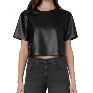 Joe's Jeans The Boxy Faux Leather Tee