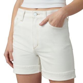 Joe's Jeans The Joey High Rise Cuffed Jean Shorts in Milk