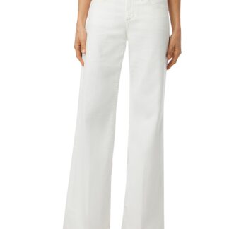 Joe's Jeans The Lou Lou Mid Rise Wide Leg Jeans in White