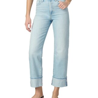 Joe's Jeans The Margot Cuffed Cropped Straight Jeans in Luxury