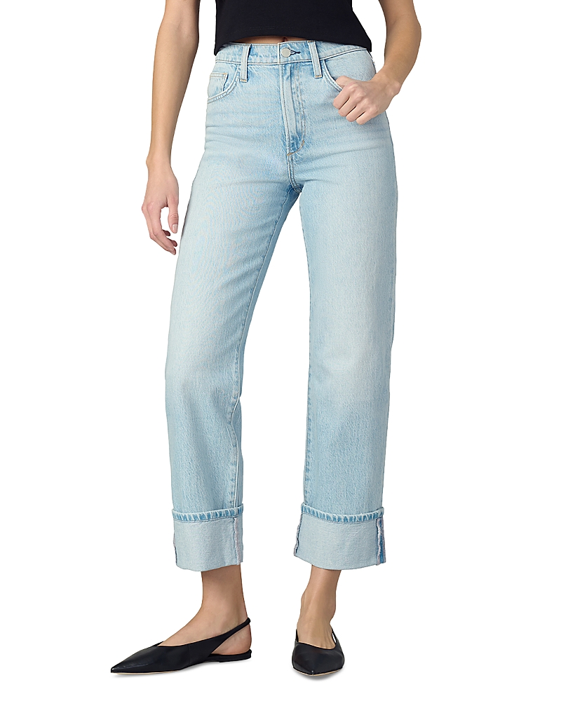 Joe's Jeans The Margot Cuffed Cropped Straight Jeans in Luxury