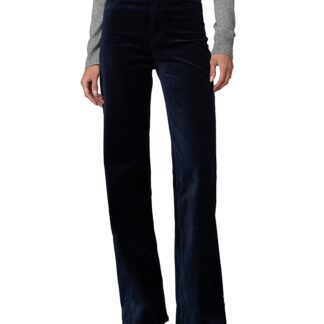 Joe's Jeans The Mia High Rise Wide Leg Velveteen Jeans in Maritime Blue
