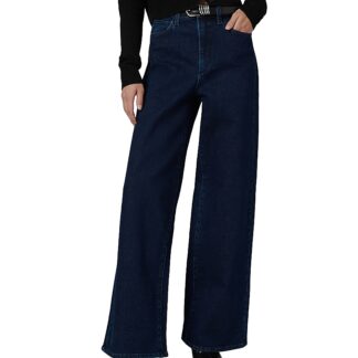 Joe's Jeans The Mia Petite Wide Leg High Rise Jeans in Cinema