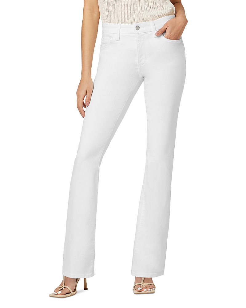 Joe's Jeans The Provocateur Petite Mid Rise Bootcut Jeans in White