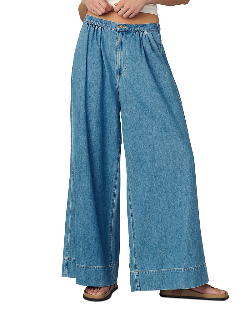 Joe's Jeans The Ruched High Rise Palazzo Jeans in Curious
