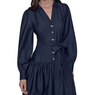 Karl Lagerfeld Paris Denim Shirt Dress