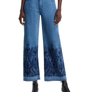 Kobi Halperin Shira High Rise Wide Leg Jeans in Indigo