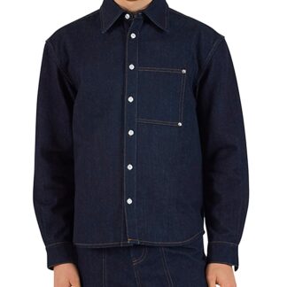 Krost Indigo Denim Rivet Shirt