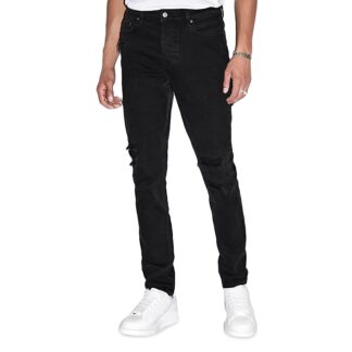 Ksubi Chitch Slim Fit Jeans in Boneyard Black