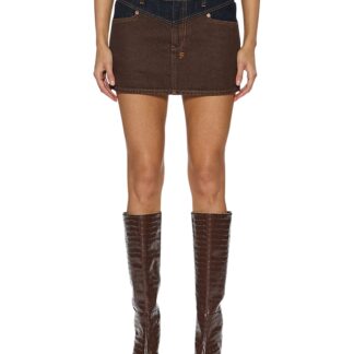 Ksubi Low Rider Denim Mini Skirt