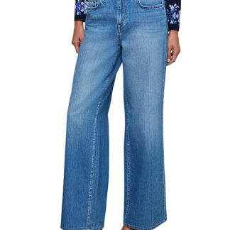 L'Agence Alicent High Rise Wide Leg Jeans in Figueroa