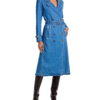 L'Agence Bradley Denim Trench Coat