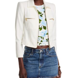 L'Agence Calianna Zip Front Shacket