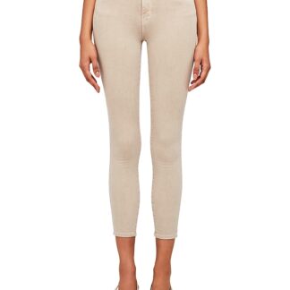 L'Agence Margot Cropped Jeans in Biscuit