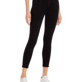 L'Agence Margot High-Rise Skinny Jeans in Noir