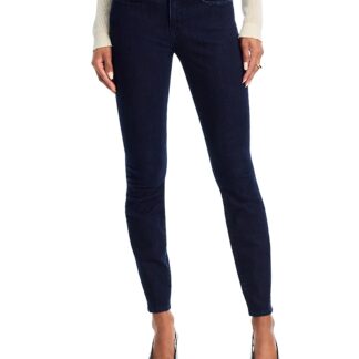 L'Agence Marguerite High Rise Skinny Jeans in Black Ink