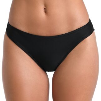 L'Agence Nicole Solid Classic Bikini Bottom