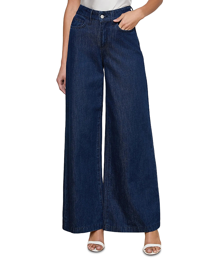 L'Agence Pacey High Rise Wide Leg Jeans in Hobart