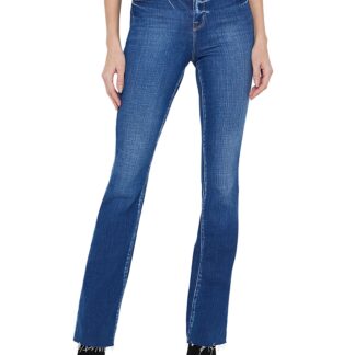 L'Agence Ruth High Rise Straight Jeans in Desoto