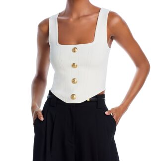 L'Agence Saga Square Neck Knut Corset Top