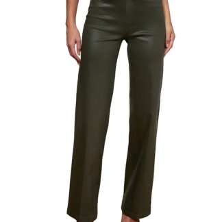 L'Agence Scottie High Rise Wide Leg Jeans in Deep Olive
