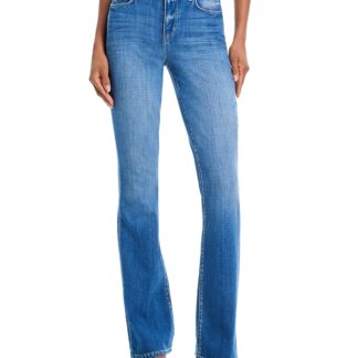 L'Agence Selma Mid Rise Baby Boot Jeans in Rosales