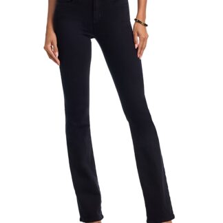 L'Agence Selma Stretch High Rise Bootcut Jeans in Noir