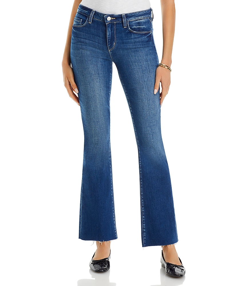 L'Agence Sneeki Low Rise Sneaker Jeans in Hasting