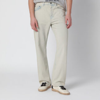 Light Sand denim trousers