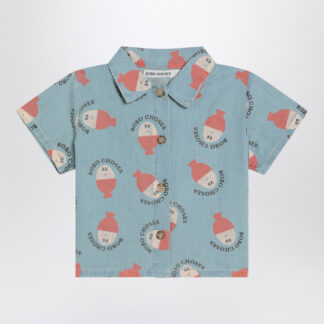Light blue Morning Egg shirt in denim