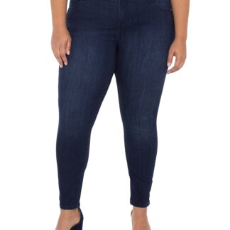 Liverpool Los Angeles Plus Abby High Rise Ankle Skinny Jeans in Lake Forest