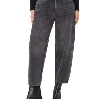 Liverpool Los Angeles The Barrel Mid Rise Cropped Barrel Leg Jeans in Ackelson