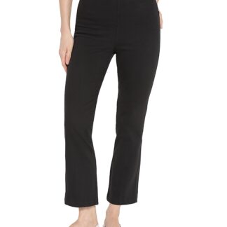 Lysse High Rise Ankle Baby Bootcut Jeans in Black