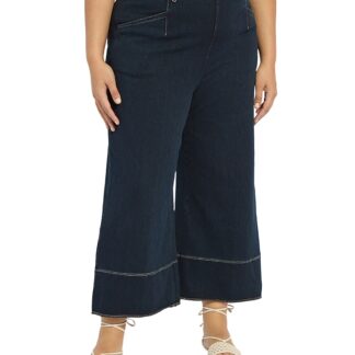 Lysse Plus Dion Sailor Palazzo Jeans in Indigo