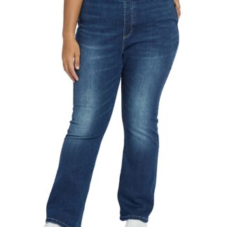 Lysse Plus Estelle Everyday High Rise Jeans in Dark Midwash