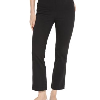 Lysse Plus High Rise Ankle Baby Bootcut Jeans in Black