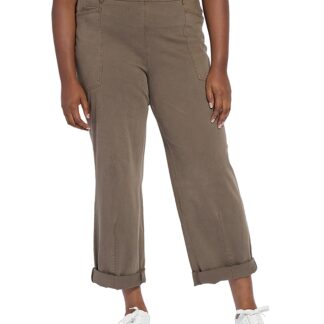 Lysse Plus Penelope High Rise Curved Jeans in Antique Wash Green