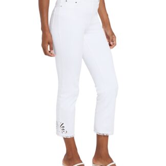Lysse Yori Eyelet Straight Denim Leggings