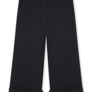 MONCLER GENIUS WOMENS CROP TROUSERS Size: 42, colour: BLACK